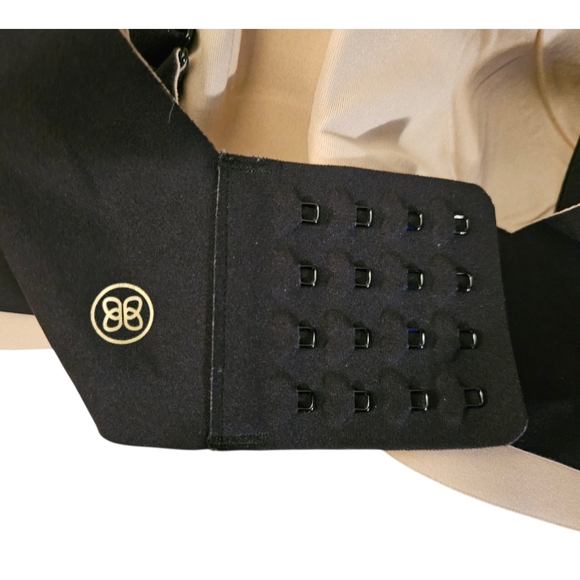 Honeylove Crossover Wireless Black Bra Back Closure Removable Pads Size 2X 42C/D - Picture 3 of 4